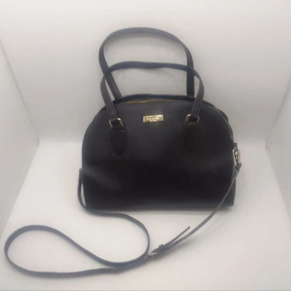 Kate Spade Black Leather Crossbody Bag - Picture 2 of 15